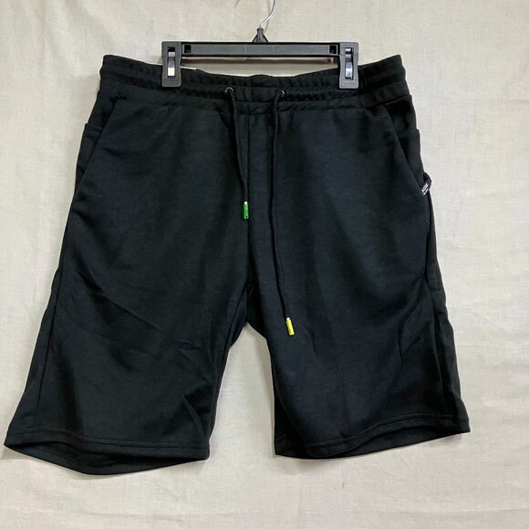 Blu Rock New York Men's Small Black Draw String Waistband Pocket Athletic Shorts - Picture 1 of 9